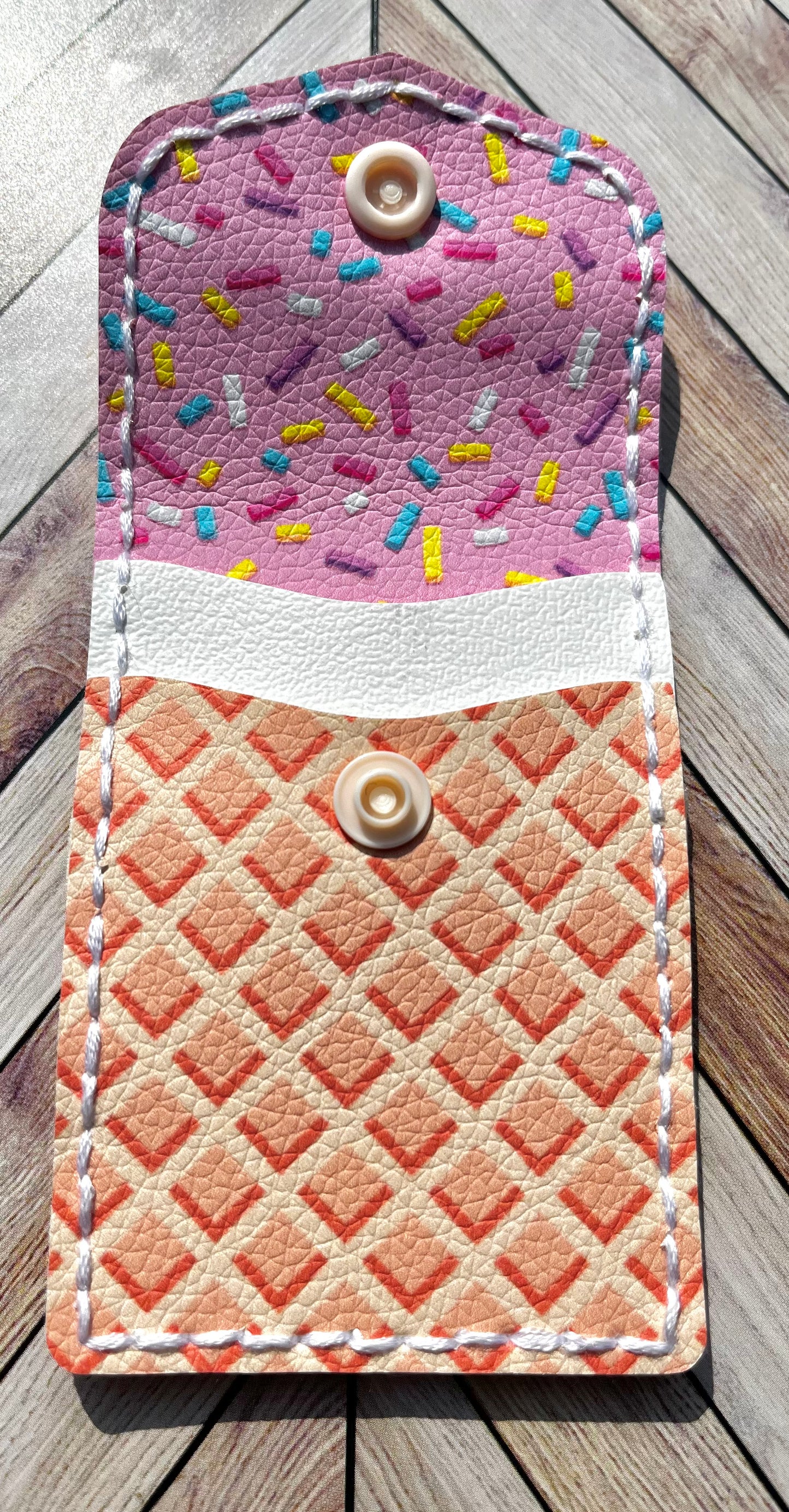 Phone Card Wallet - Ice Cream Cone