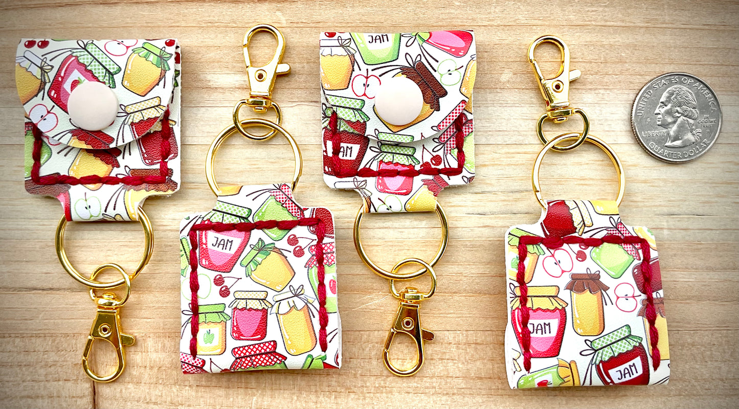 Coin/Quarter Holder Keychain - Jams