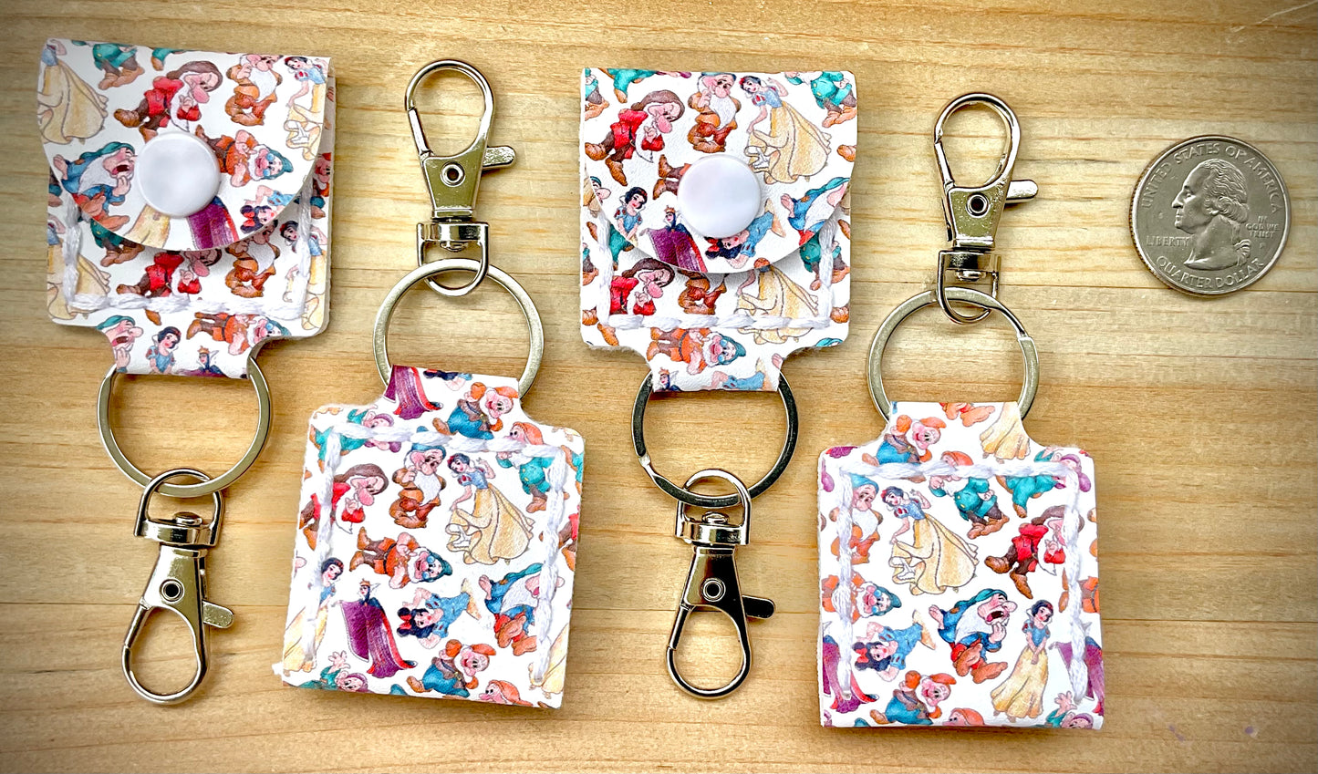 Coin/Quarter Holder Keychain - Princess and Friends