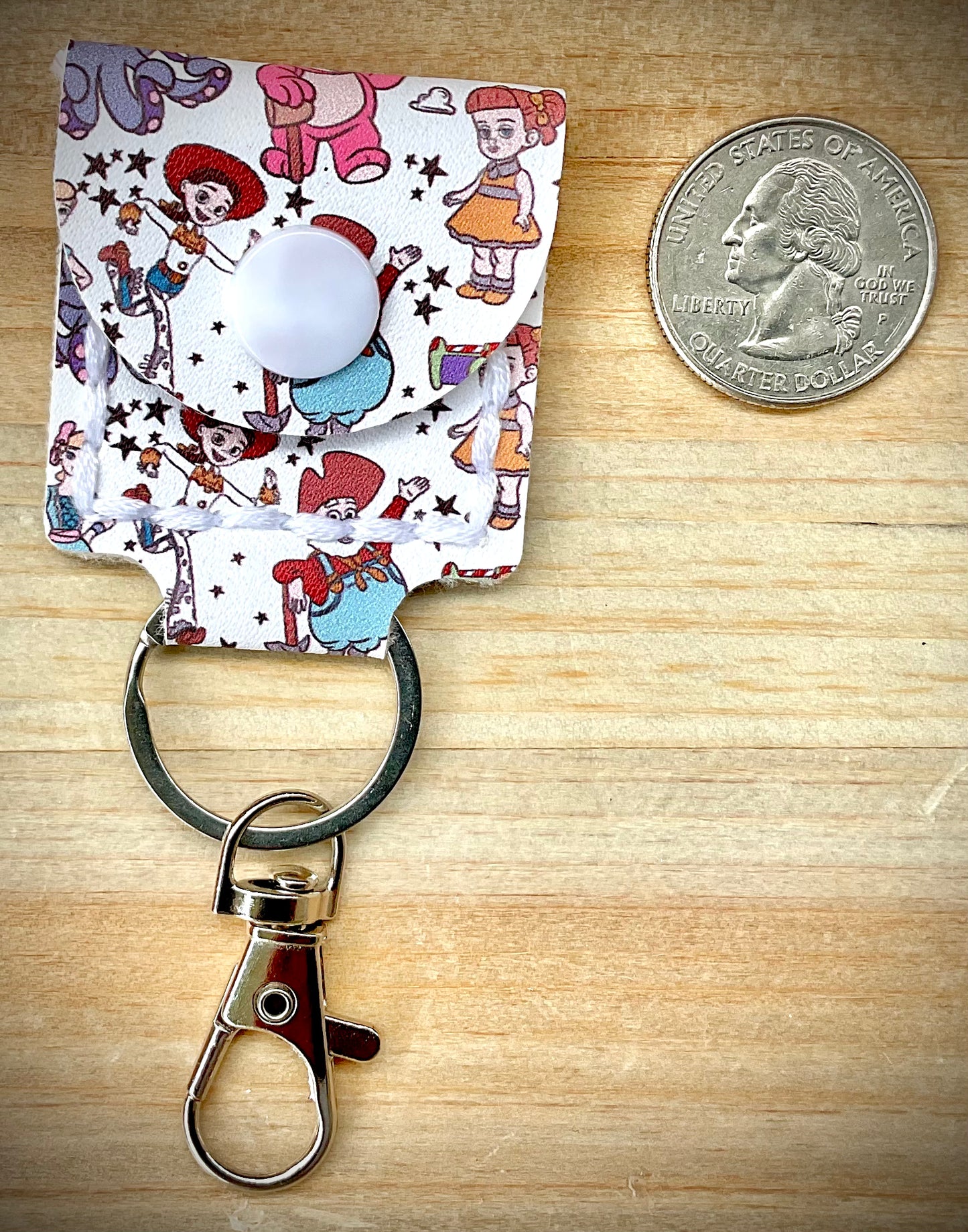 Coin/Quarter Holder Keychain - Favorite Toys