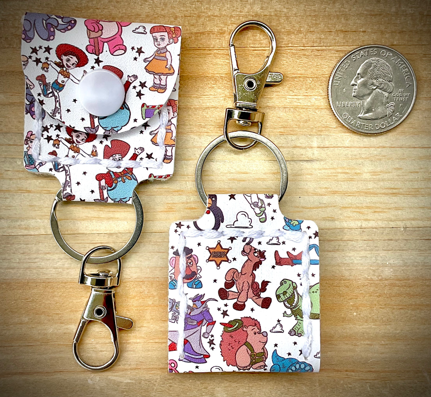 Coin/Quarter Holder Keychain - Favorite Toys