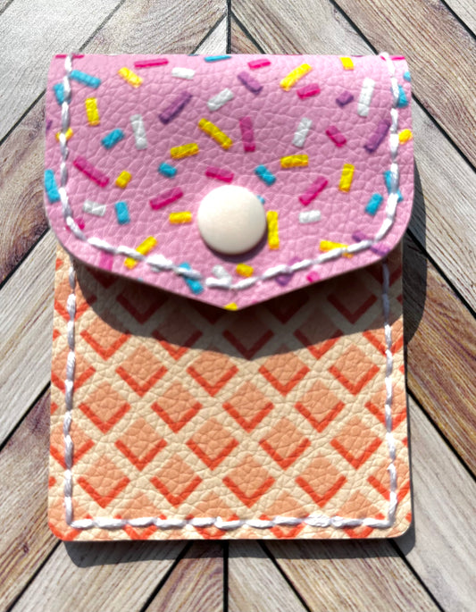 Phone Card Wallet - Ice Cream Cone