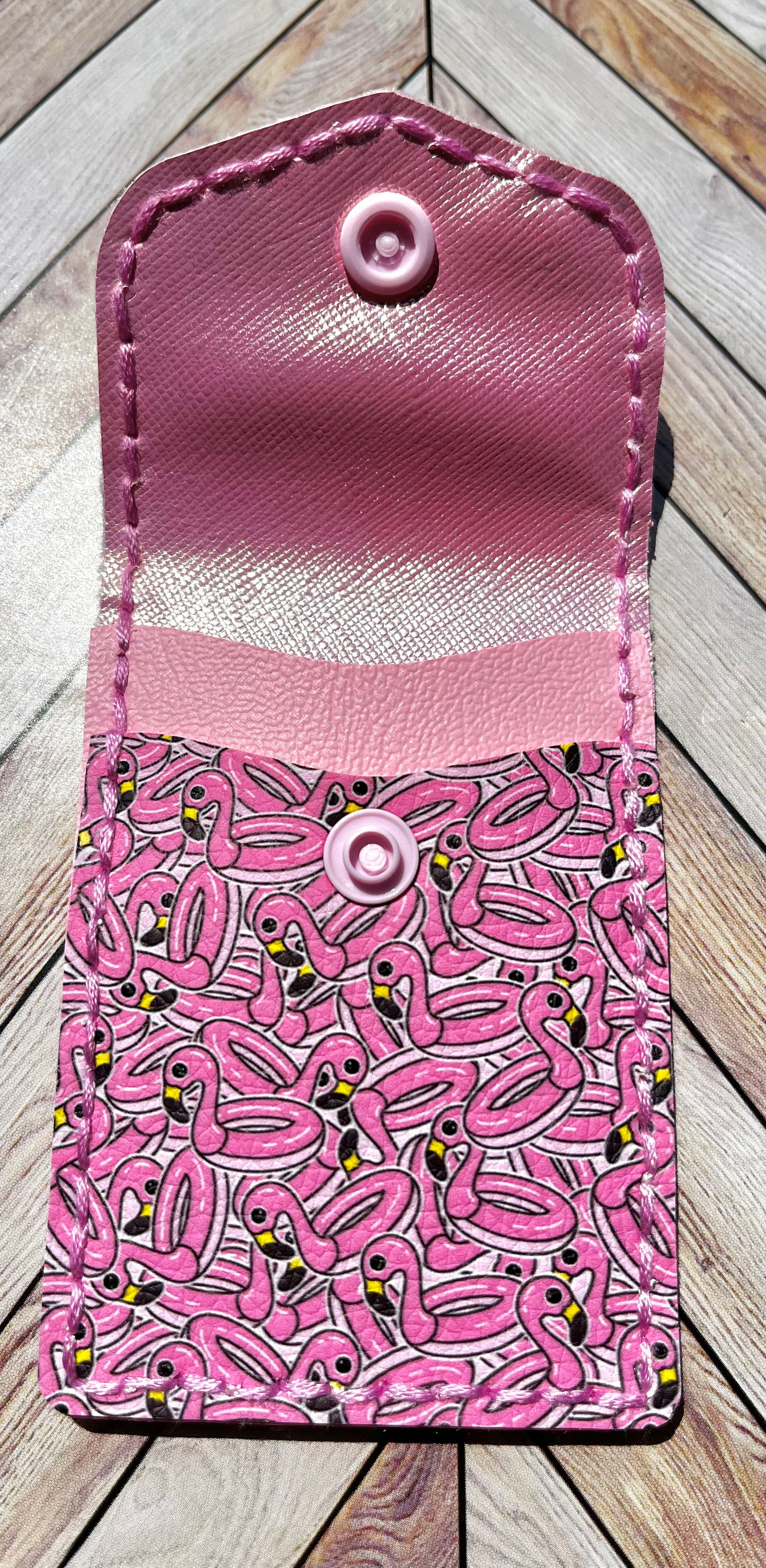 Phone Card Wallet - Flamingo Floaties