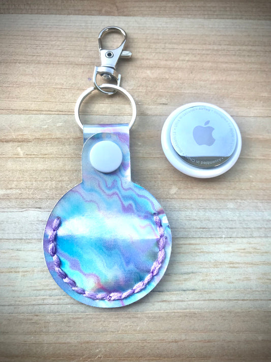 AirTag Holder Keychain - Holographic