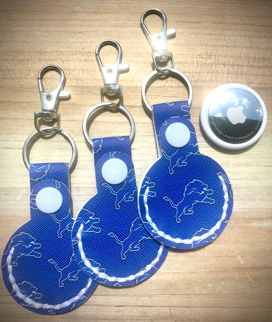 AirTag Holder Keychain - Detroit Lions Inspired