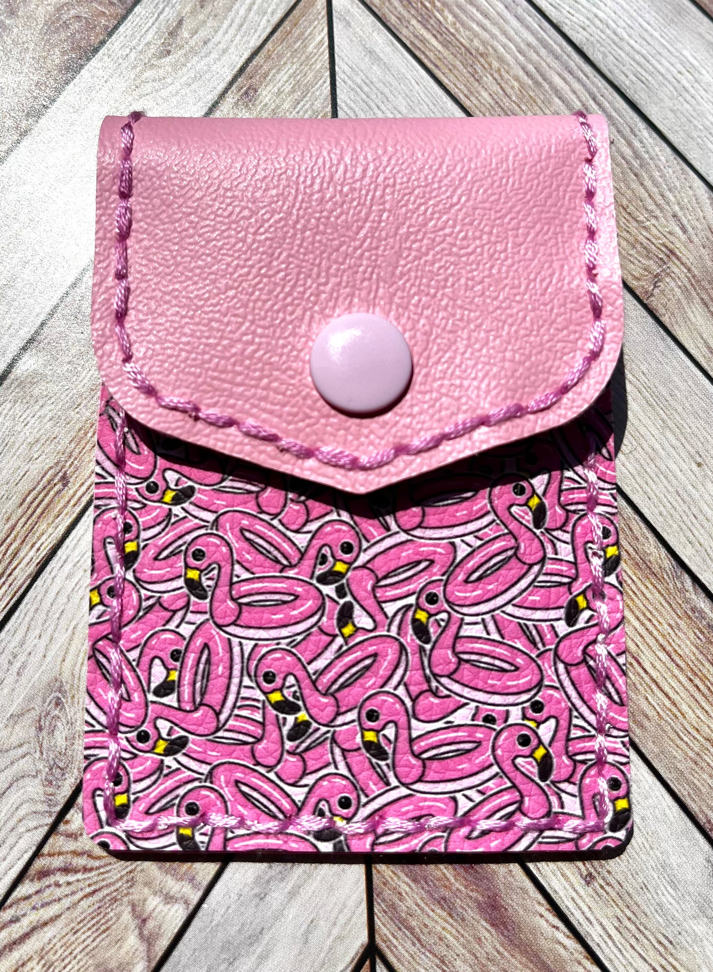 Phone Card Wallet - Flamingo Floaties