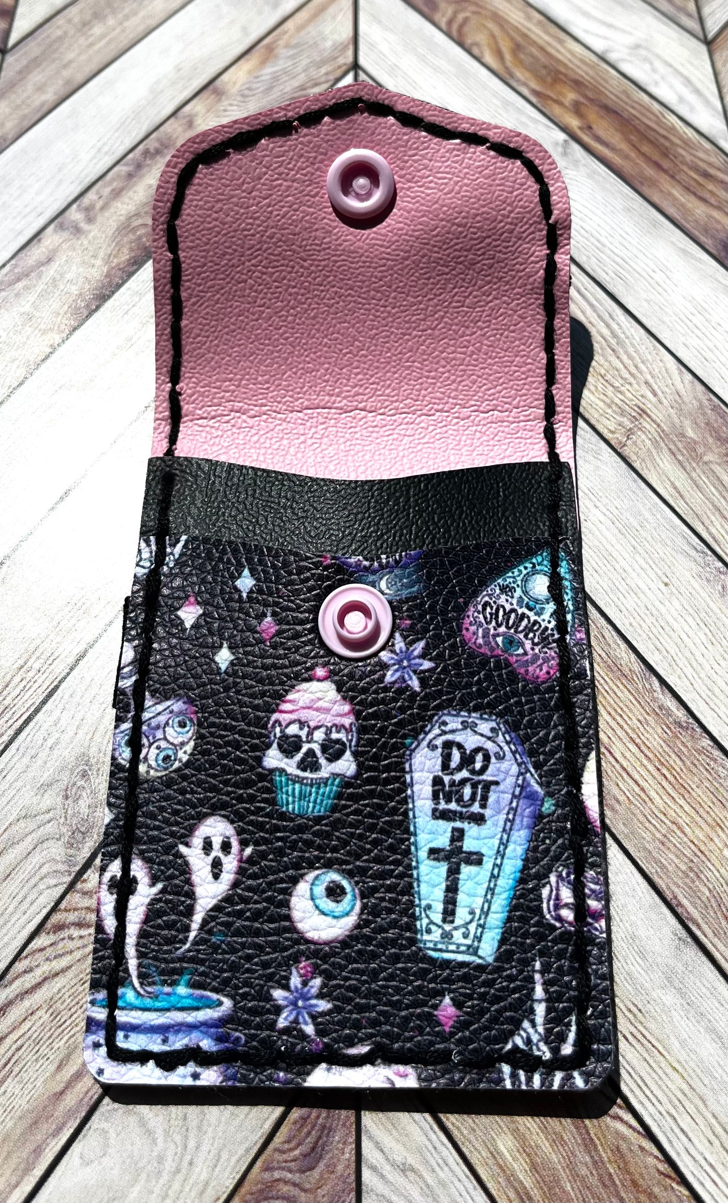 Phone Card Wallet - Black Magic