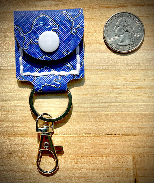 Coin/Quarter Holder Keychain - Detroit Lions Inspired