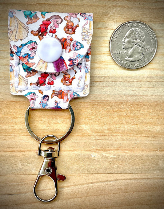 Coin/Quarter Holder Keychain - Princess and Friends