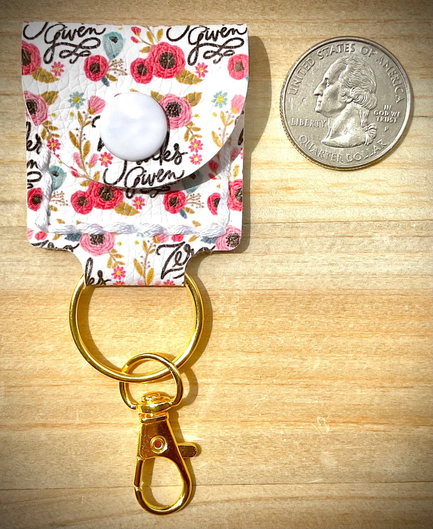 Coin/Quarter Holder Keychain - Zero F Given