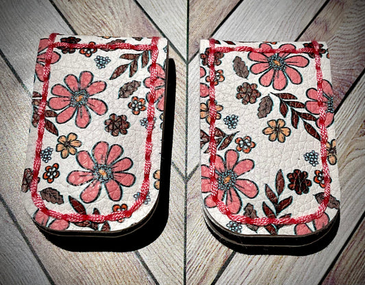 Magnetic Bookmark Neutral Summer Flowers