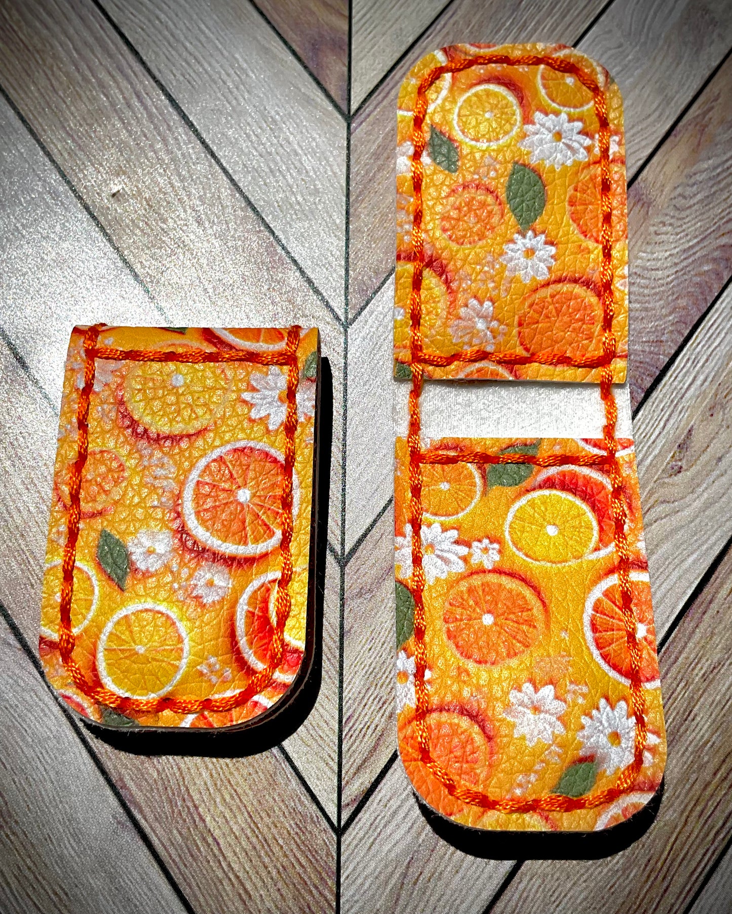 Magnetic Bookmark Oranges